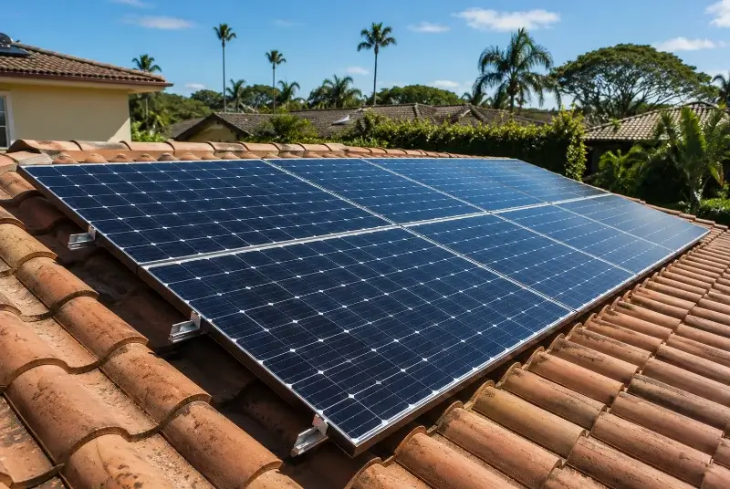 Installation de panneaux solaires à Rouairoux